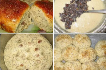 Булочки с маком и изюмом