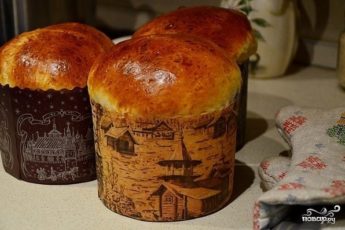 Пасхальный кулич на сметане 6 Пасхальный кулич на сметане