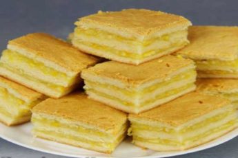 Нежнейшее пирожное с лимонно-апельсиновой начинкой