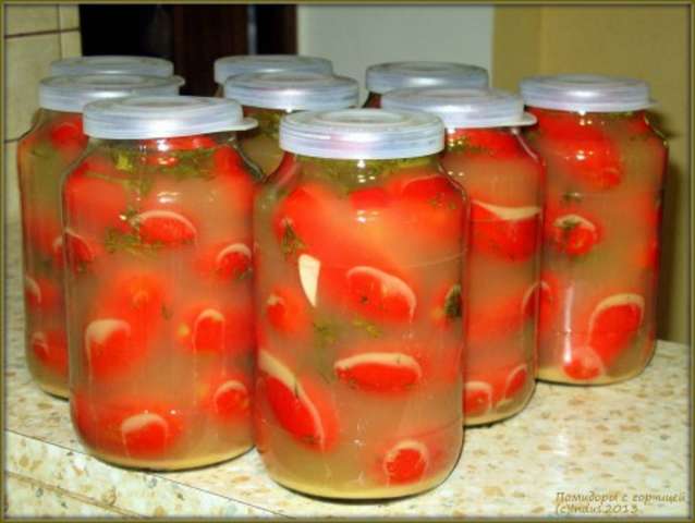СОЛЕНЫЕ ПОМИДОРЫ С ГОРЧИЦЕЙ - Как я приготовила