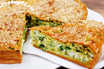 Пирог с бесподобной начинкой. Быстро, сытно и очень вкусно! 5 Пирог с бесподобной начинкой. Быстро, сытно и очень вкусно!