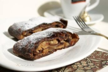 Шоколадный штрудель мои уплетают за обе щеки. Великолепная выпечка. Делюсь проверенным рецептом. 6 Шоколадный штрудель мои уплетают за обе щеки. Великолепная выпечка. Делюсь проверенным рецептом.