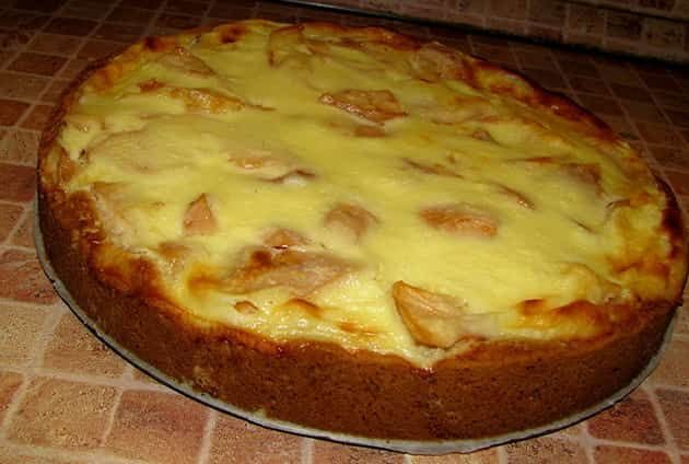 Яблочный пирог на кефире, вкуснее чем шарлотка. Мало теста и так много начинки! 6 9103ec18dfee690b289b2f2ed172c377