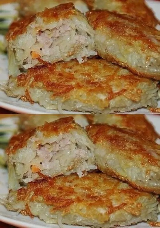Картофельные зразы с мясным фаршем