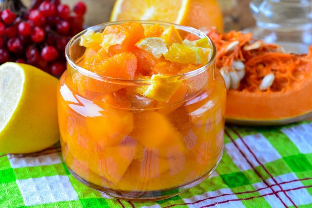 Кулинарное чудо — вкуснейшее варенье из тыквы и апельсина