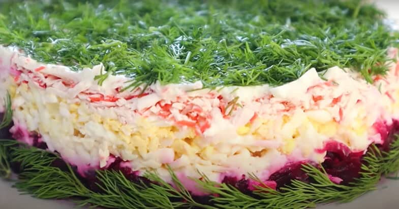 Салат «София»: всего 4 ингредиента. Самый красивый салат на праздники!?
