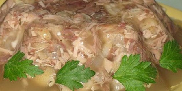 Примеры рецептов самых вкусных холодцов