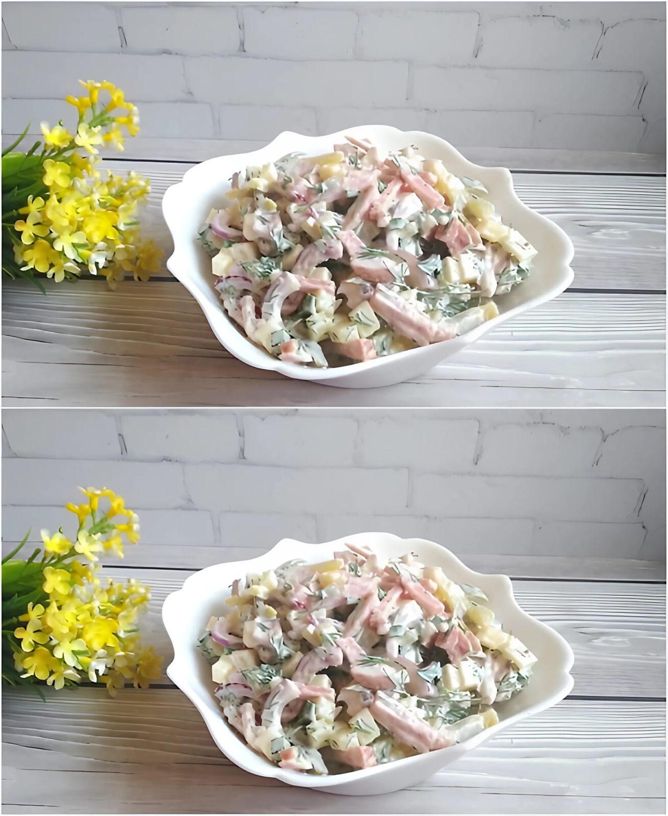 Невероятно вкусный салат из ресторанного меню