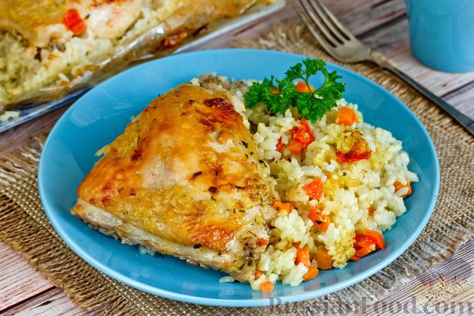 Этот рис с курочкой в духовке – просто объеденье!