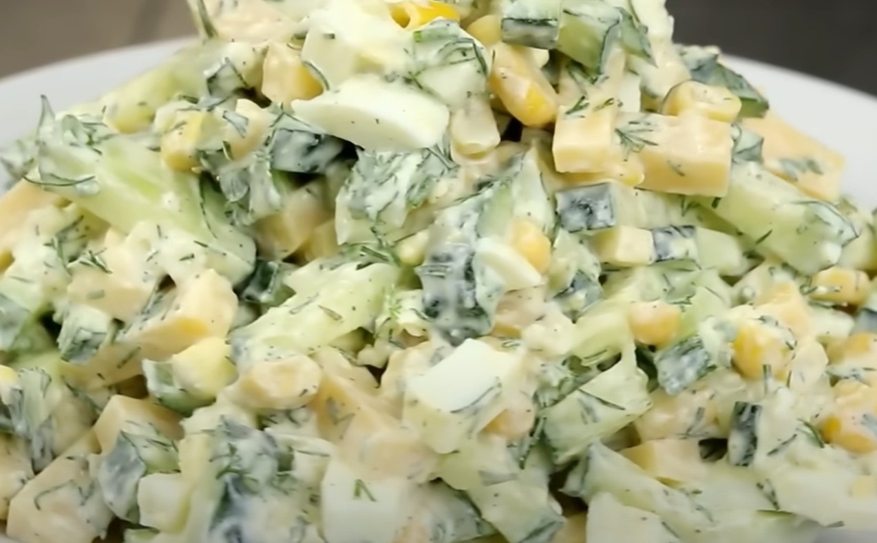 Этот салат бесподобен. Салат «Одесса» из самых простых продуктов