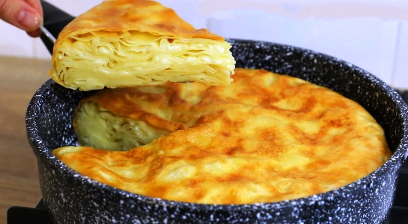 Настоящая Ачма на сковороде. Вкуснее, чем из духовки: очень аппетитный рецепт
