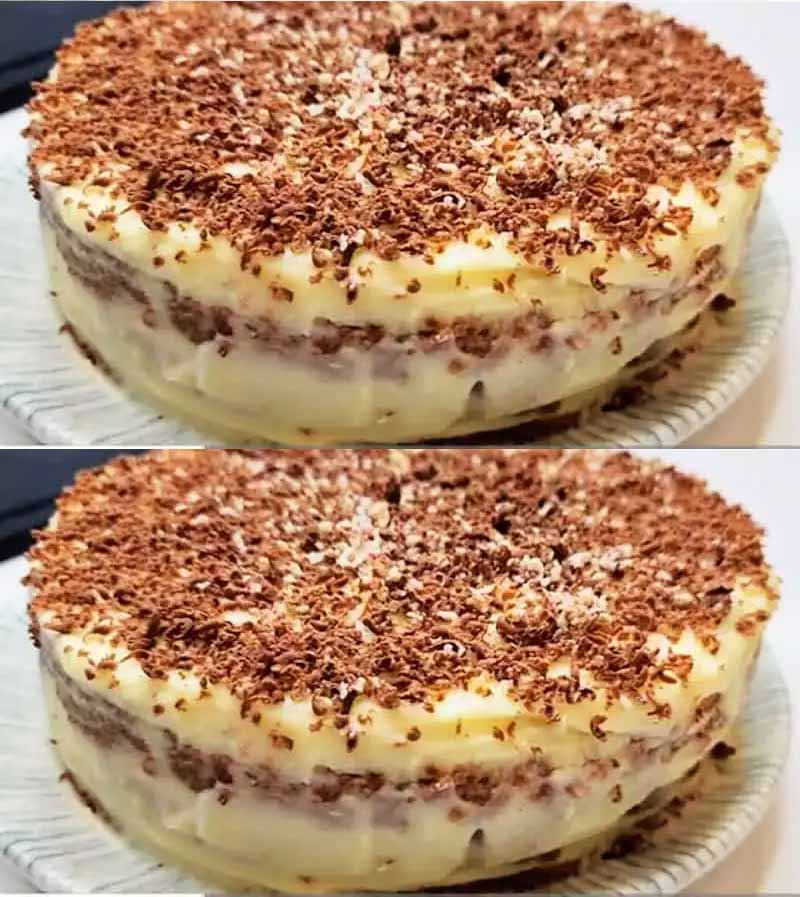 Вкусный и простой торт на кефире Вкусный и простой торт на кефире