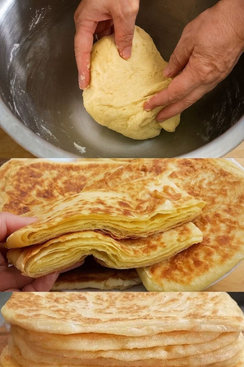 ДОМАШНИЙ АРМЯНСКИЙ ЛАВАШ НА СКОВОРОДЕ: БЕРЕМ МУКУ И КИПЯТОК