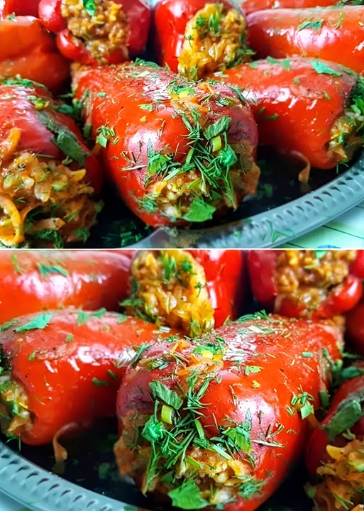 ФАРШИРОВАННЫЕ ПЕРЦЫ ПО-ТУРЕЦКИ. ГОТОВЯТСЯ БЕЗ МЯСА, А ПОЛУЧАЮТСЯ ЕЩЕ ВКУСНЕЕ!