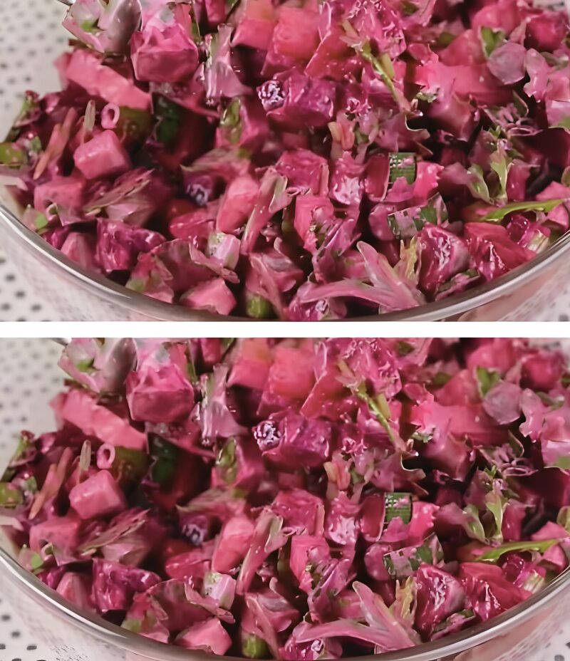Гениальный салат из свеклы 😍 Готовится всего за 15 минут, а вкус настолько потрясающий, что не надоедает! Гениальный салат из свеклы 😍 Готовится всего за 15 минут, а вкус настолько потрясающий, что не надоедает!