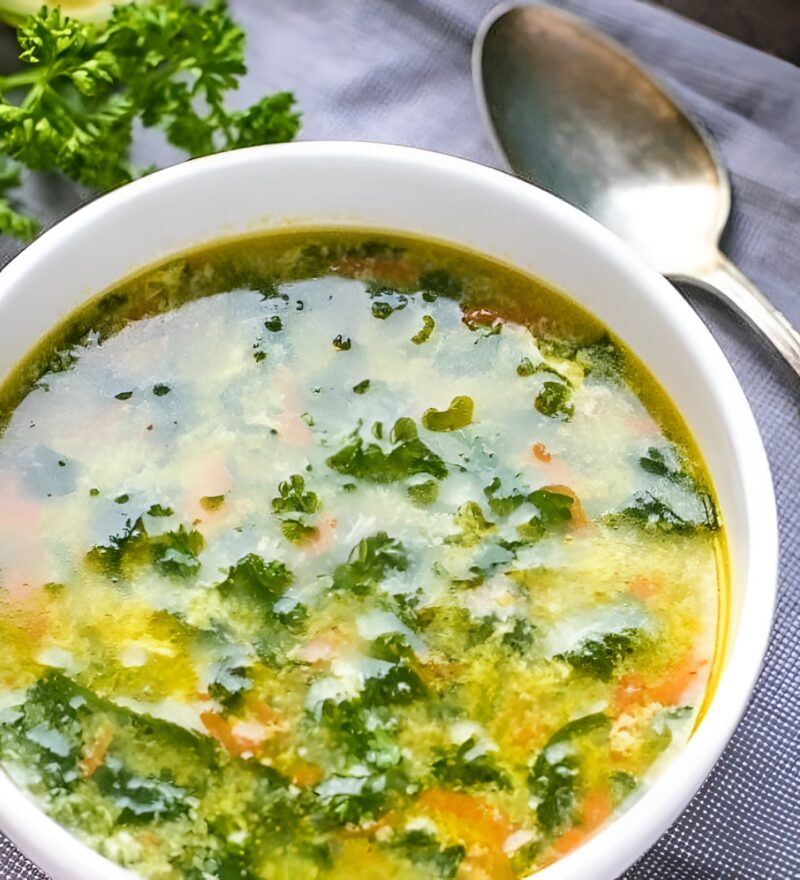 Как я варю суп с яйцом. Без мяса.
