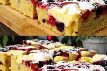 САМЫЙ ВКУСНЫЙ ЯГОДНО-ТВОРОЖНЫЙ ПИРОГ