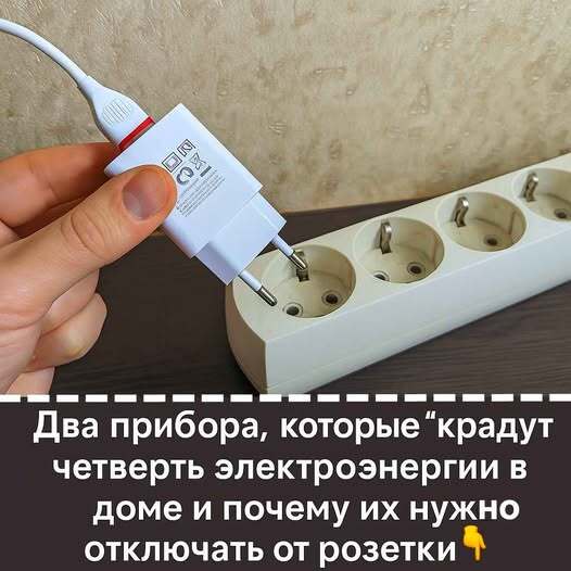 2 прибора, которые "крадут" четверть электроэнергии в доме и почему их нужно отключать от розетки