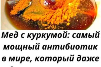 «Kypkyma c мeдom — мощная природная смесь для иммунитета, борьбы с воспалением и поддержания здоровья.