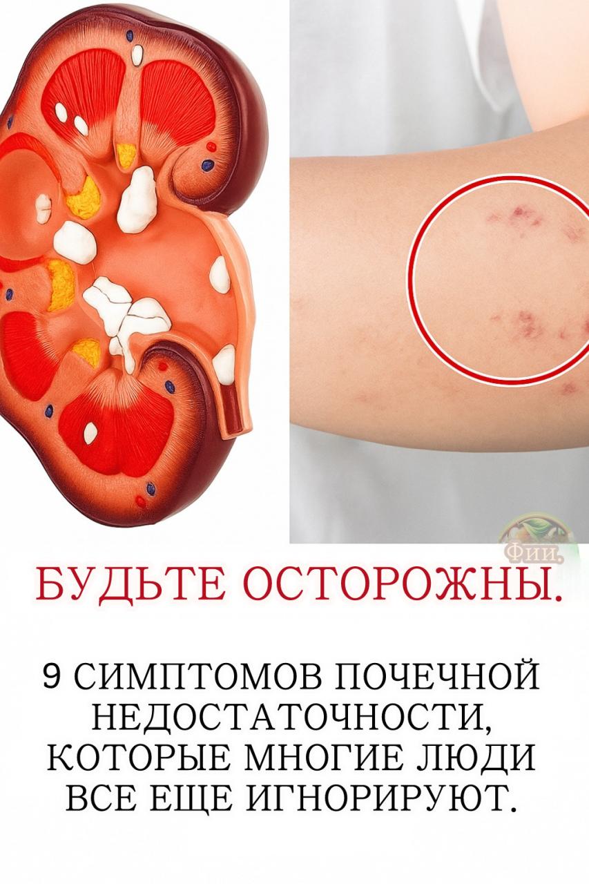 9 симптомов заболевания почек и почечной недостаточности, которые должен знать каждый