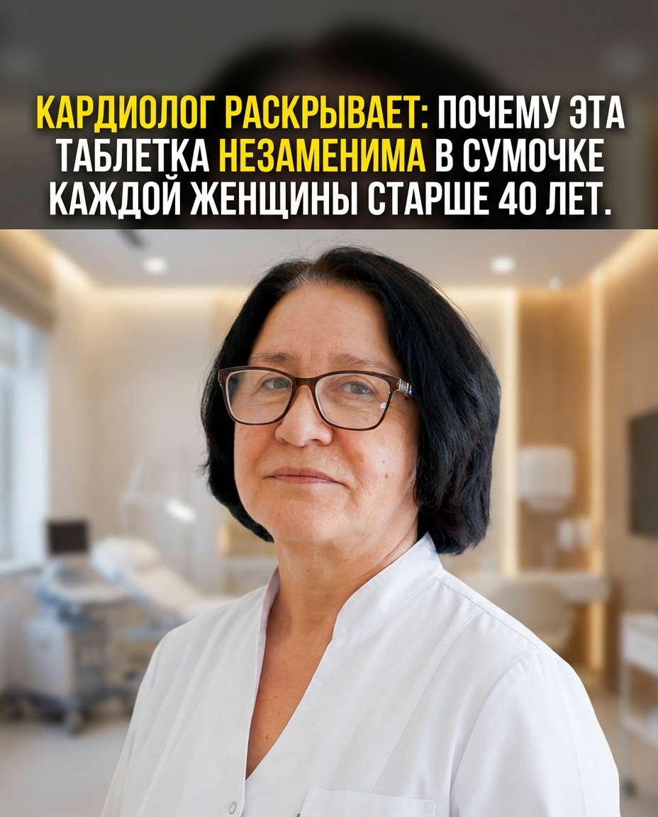 Данная таблетка необходима в сумочке каждой дамы за сорок: кардиолог поясняет причину.