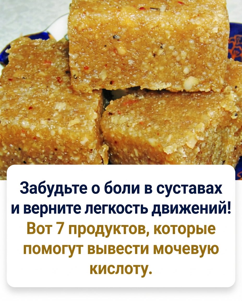 Суставы больше не болят, а лёгкость в теле вернулась: 7 продуктов, которые помогут вывести мочевую кислоту Суставы больше не болят, а лёгкость в теле вернулась: 7 продуктов, которые помогут вывести мочевую кислоту