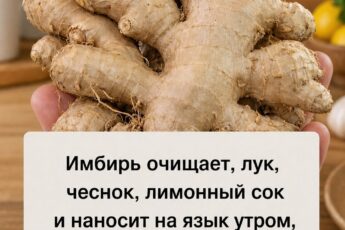 Тёртый имбирь, лук, чеснок, сок лимон и по одной чайной ложке в день, начиная с 7-го дня…