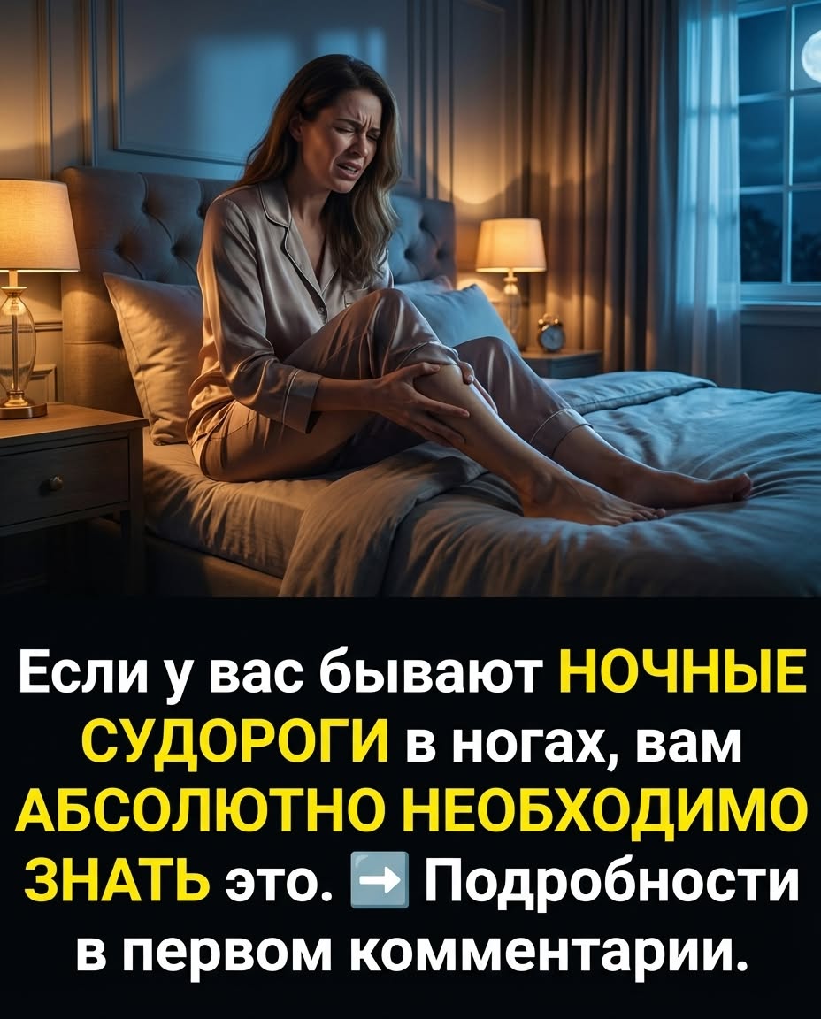 Если у вас судороги в ногах по ночам, вам обязательно нужно это знать.