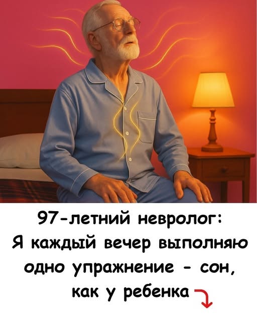97-летний невролог: «Я каждый вечер выполняю одно упражнение — сон как у ребёнка».